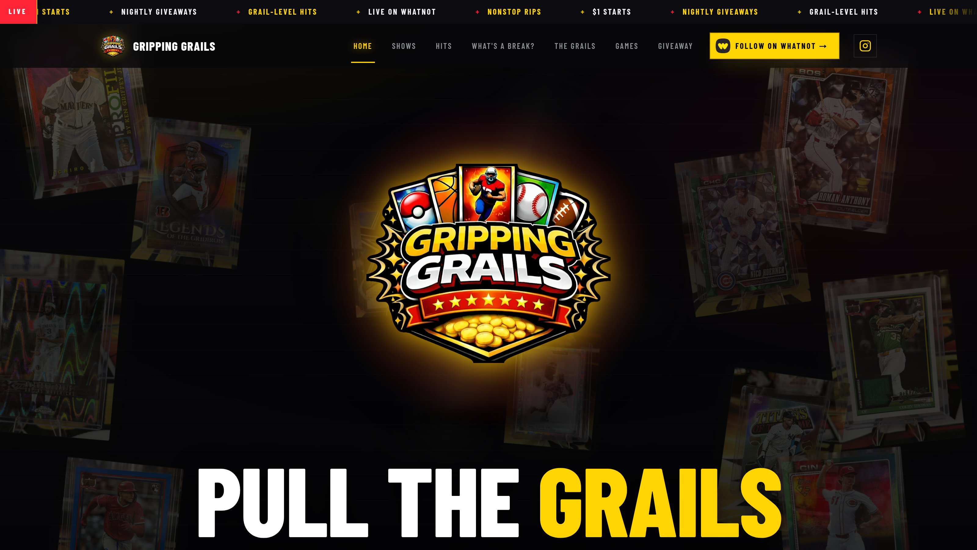 Gripping Grails homepage preview